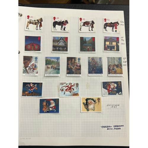 35A - Folder of mint GB stamps to include 1996 - 2006 (unchecked for completeness)