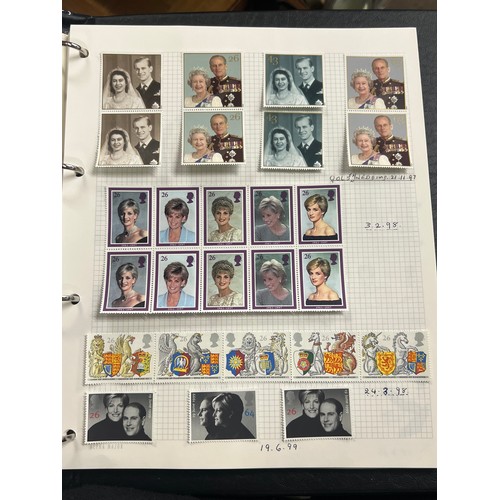 35A - Folder of mint GB stamps to include 1996 - 2006 (unchecked for completeness)