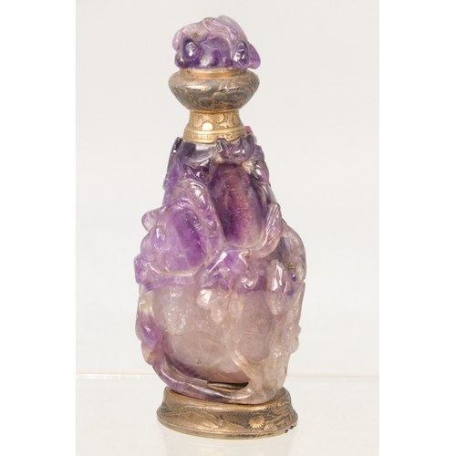 14 - Chinese amethyst scent bottle