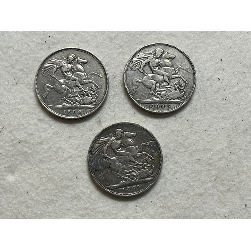 256 - Three Queen Victoria Crowns