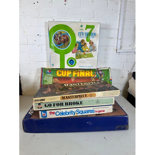 413 - Quantity of boxed games to include Pile On, Kiddiecraft Helter Skelter, It's a Knockout, Cup Final, ... 