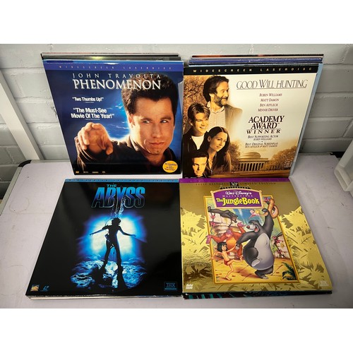 432 - A selection of laser disc films to include City of Angels, Pink Floyd Pulse, Krule, True Lies, The A... 