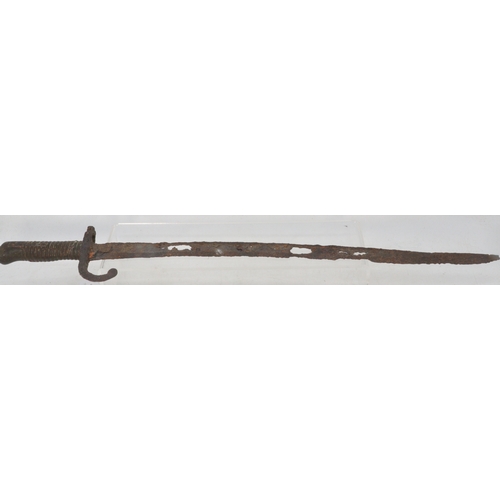 29 - French antique bayonet (sea relic)