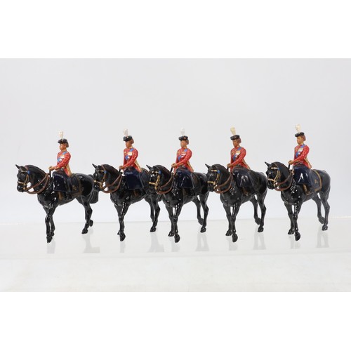 643 - Quantity of Britains and soldiers to include Six Britains mounted horse guards, together with four v... 