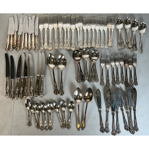 249 - A large selection assorted silver plated cutlery