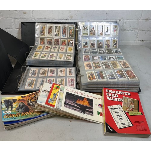 464 - Six albums of cigarette and tea cards, selection of PG Tips empty albums etc