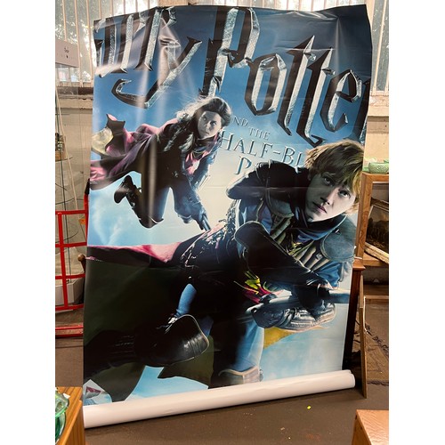 138 - Two large Harry Potter cinema posters, one from Half Blood Prince