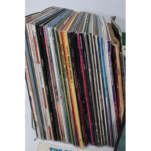 356 - Selection of assorted Lp records, Brian Ferry, Rolling Stones, Philip Glass, Alan Hull etc