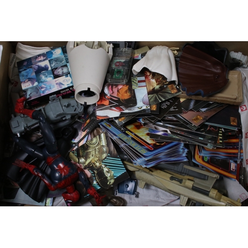 70 - Selection of Starwars toys and figures to include Tazzos, figures, micro machines, etc