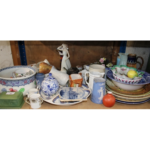 42 - Quantity of date line ceramics to include Royal Doulton (inspect) Boothes old blue etc