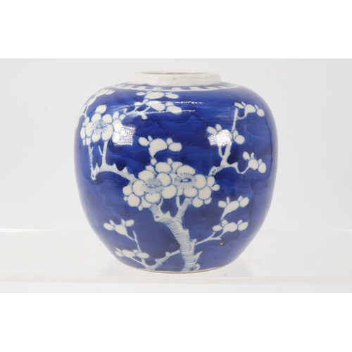 124 - A Chinese prunus decorated ginger jar