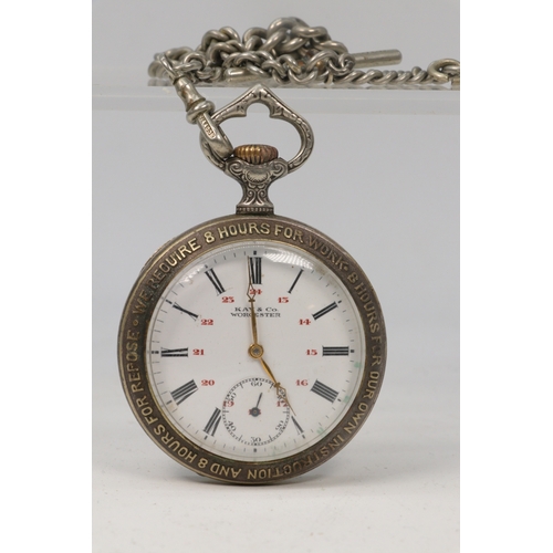 220 - A Kay & Co Worcester pocket watch, 