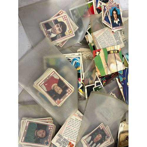 653 - Vintage comic / newspapers together with a quantity of football 78 Panini stickers etc