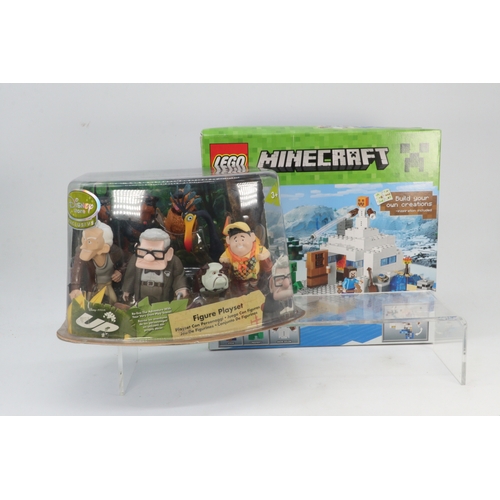 112 - Lego 21120 Minecraft together with a Disney exclusive UP character set