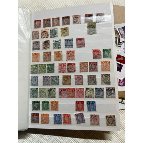 417 - Quantity of mixed stamps and coins