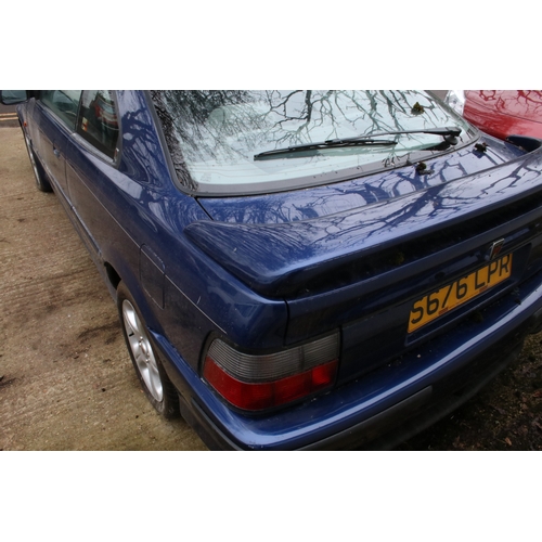 2 - Rover 218 Targa, has been jump started, unsure of longevity of running, key, no paperwork, no V5, ma... 