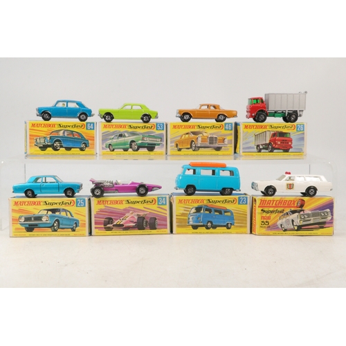 217 - Selection of Matchbox Superfast diecast vehicles in original boxes to include 26 GMC Tipper Truck, 6... 