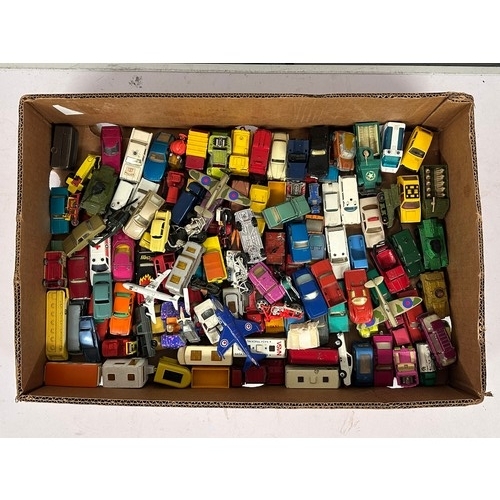 225 - Quantity of loose diecast vehicles, planes and bikes to include  Lesney, Matchbox etc