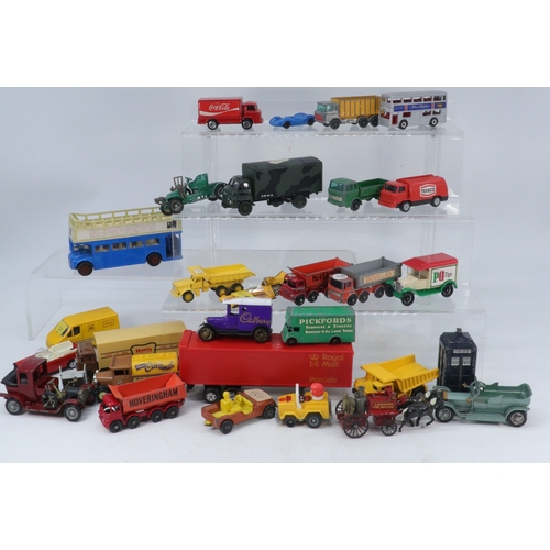 15 - Quantity of loose playworn and better diecast vehicles