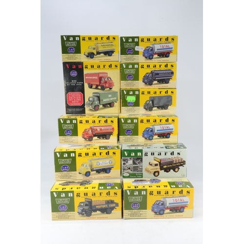 184 - 11 boxed Vanguards die cast vehicles 1:64 scale to include St Kew Thames Trader  Limited collection,... 