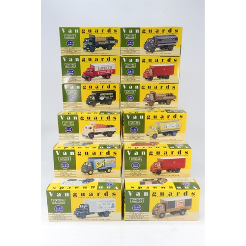 186 - 12 boxed Vanguards 1:64 scale diecast vehicles all limited edition to include VA8006 Post Office Sto... 