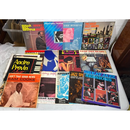 750 - A selection of mainly Jazz interest records, Edgar Sampson, Pete Rugalo, Frankie Laine, Sam Cooke, K... 