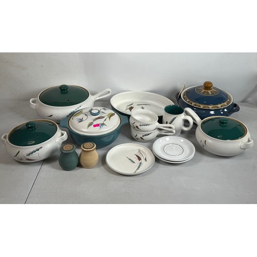 745 - Good quantity of assorted Denby table ware to include Greenwheat and other later patterns