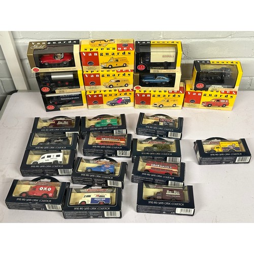 230 - Assorted selection of Vanguards diecast vehicles all boxed