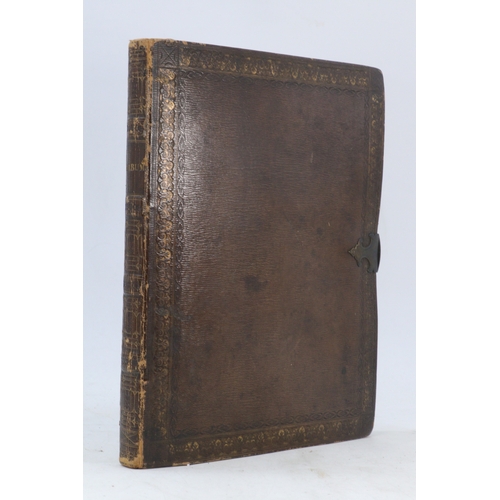 109 - Early 19th Century and later scrap book relating to the Hind family in particular Rev. Thomas Hind a... 