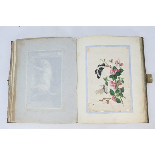 109 - Early 19th Century and later scrap book relating to the Hind family in particular Rev. Thomas Hind a... 