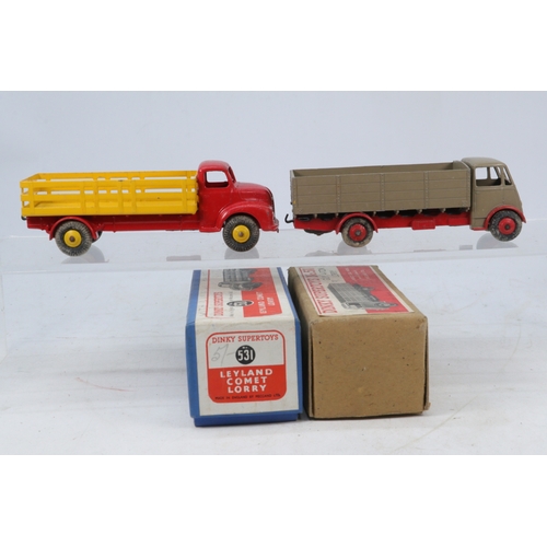 55 - Two boxed Dinky Supertoys to include 511 Guy 4-Ton Lorry and 531 Leyland Comet