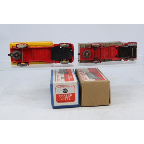 55 - Two boxed Dinky Supertoys to include 511 Guy 4-Ton Lorry and 531 Leyland Comet