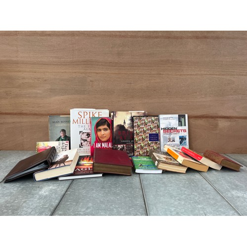 69 - Two cartons of assorted books to include British History, The Kangaroo Hunters by A . Bowman, The Wo... 