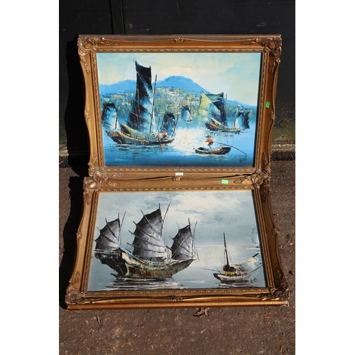 79 - Two framed oils to include three pictures by Richard Shorly together with two prints etc