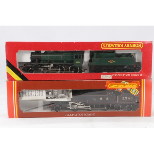 Two boxed Hornby Locomotives to include R088 LMS Class 4P 2-6-4T ...