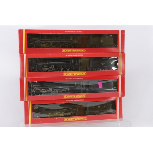 Four Hornby boxed locomotives R329, R325, R373, and R330