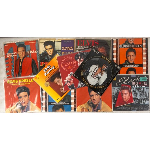 350 - Selection of Elvis records to include Flaming Star, The U.S Male, East Come,Easy Go,20 Country Hits ... 