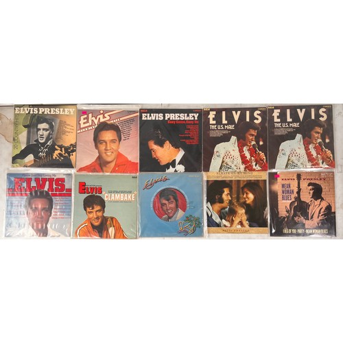 350 - Selection of Elvis records to include Flaming Star, The U.S Male, East Come,Easy Go,20 Country Hits ... 
