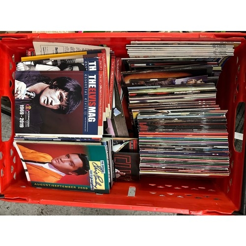 533 - Very large quantity of assorted Elvis magazines, paper, ephemera all sorts