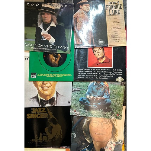 539 - A selection of assorted Vinyl records to include Elvis, Elton John, Neil Diamond, Glen Campbell, Joh... 