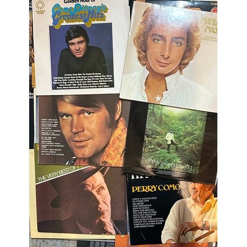 539 - A selection of assorted Vinyl records to include Elvis, Elton John, Neil Diamond, Glen Campbell, Joh... 