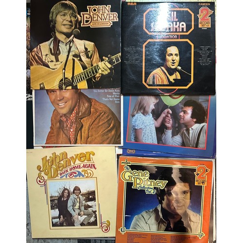 539 - A selection of assorted Vinyl records to include Elvis, Elton John, Neil Diamond, Glen Campbell, Joh... 