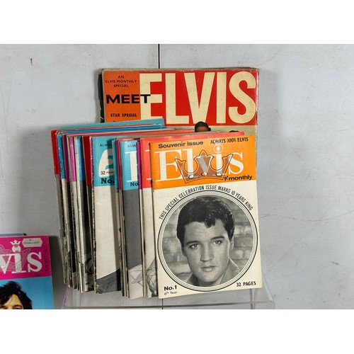 540 - Quantity of Elvis Monthly Souvenir Issue 