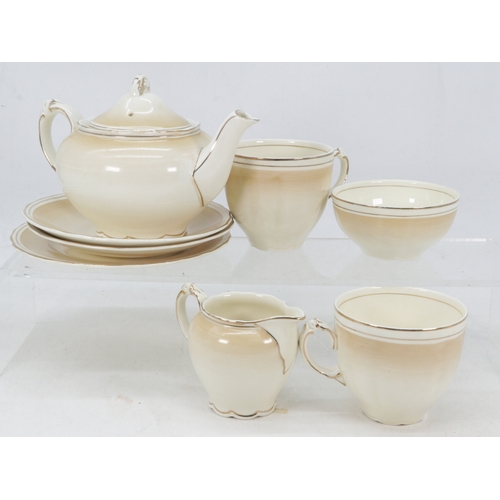 107 - Wedgwood art deco tea for two,