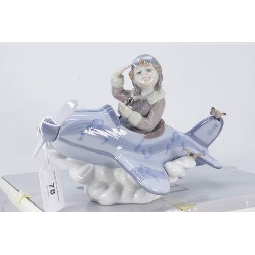 78 - A boxed Lladro figurines Over the Clouds 5697