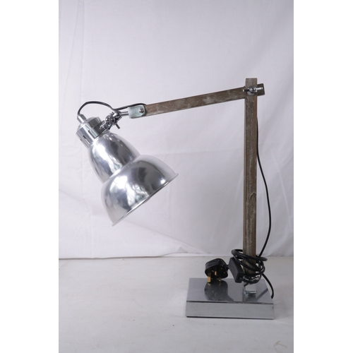 380 - Anglepoise lamp, metal and wood structure, trade/spares/repairs