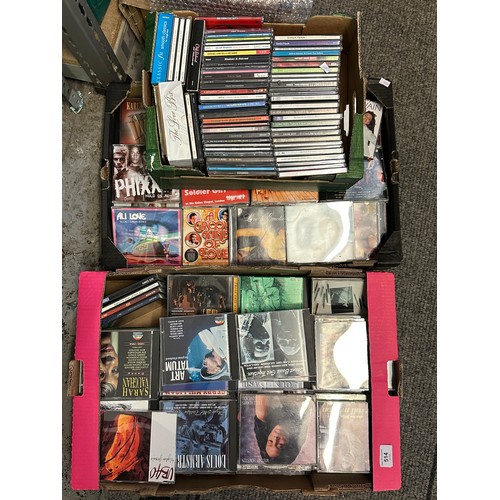 514 - Three trays of assorted CDs