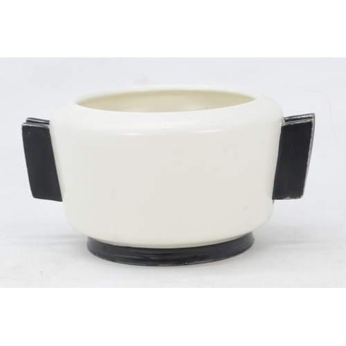 169 - Poole Pottery Art Deco plane wear (approx. 9cm tall, 17cm diameter including handles) together with ... 