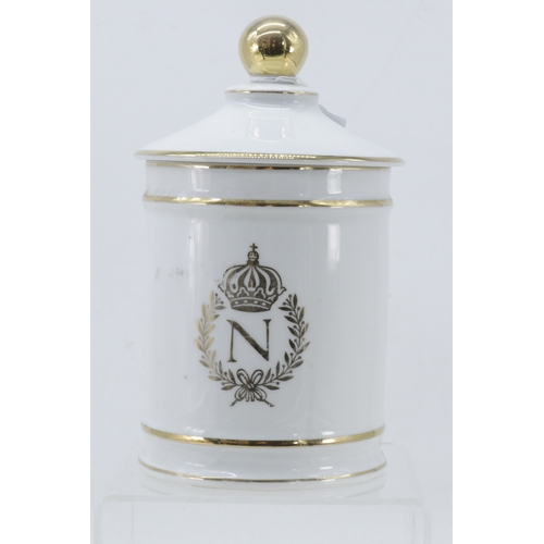 414 - Continental tobacco jar