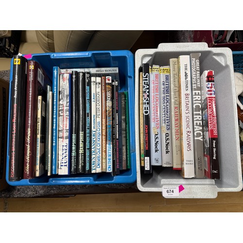 674 - Quantity of railway and transport books